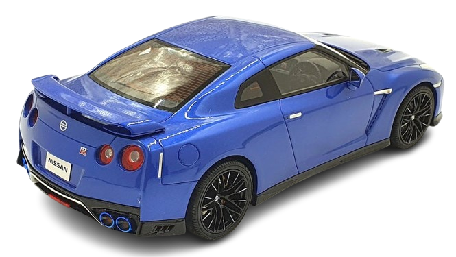 Kyosho 1/18 Scale Diecast KSR18044BL2 - Nissan GT-R Premium edition - Blue