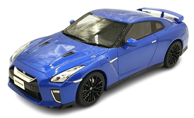Kyosho 1/18 Scale Diecast KSR18044BL2 - Nissan GT-R Premium edition - Blue