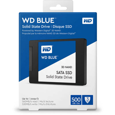 Western Digital Blue 500GB 3D NAND Internal SSD Solid State Drive