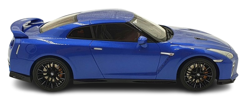 Kyosho 1/18 Scale Diecast KSR18044BL2 - Nissan GT-R Premium edition - Blue