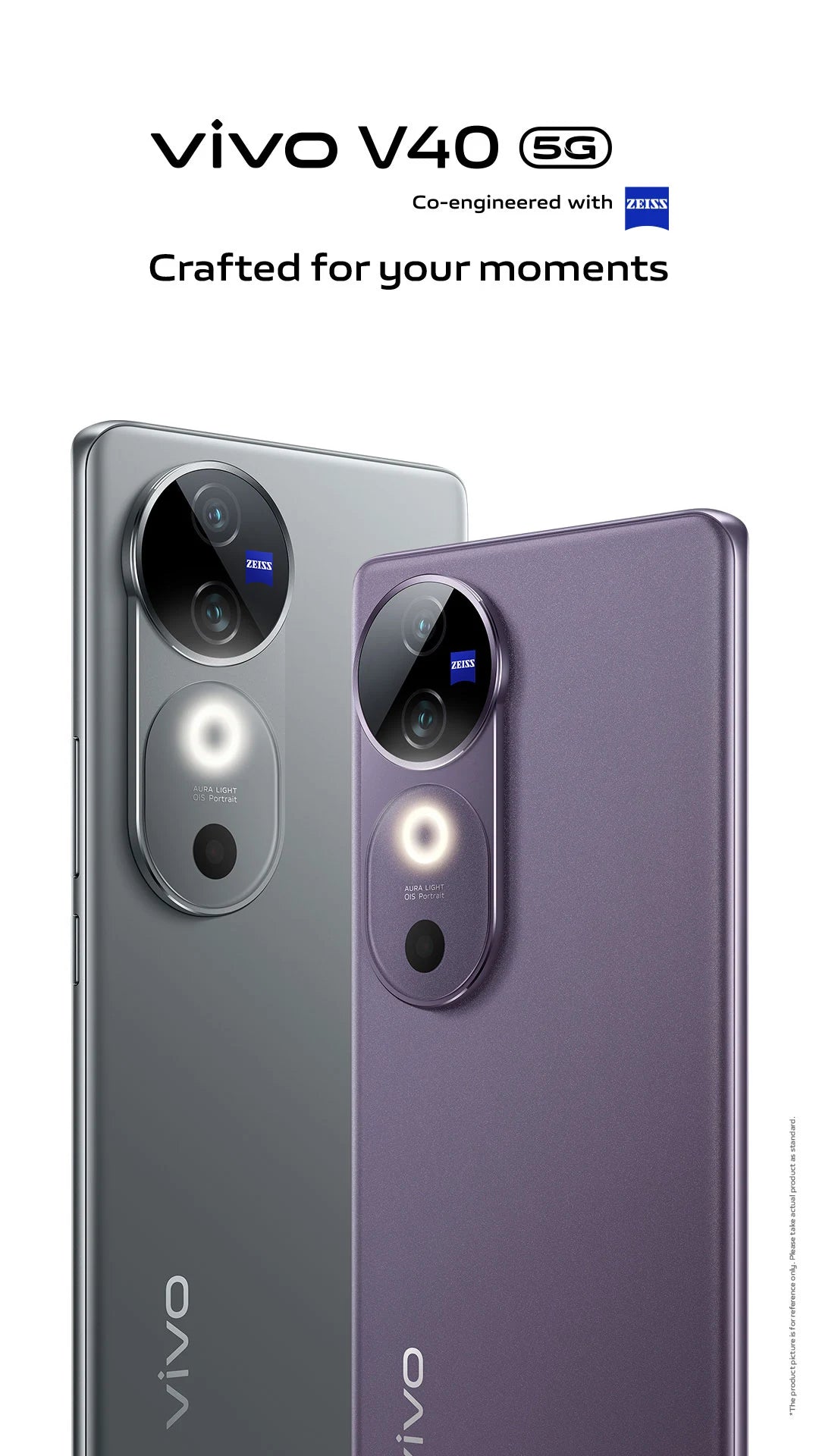 Vivo V40-5500mAh, Snapdragon 7 Gen 3-Specs