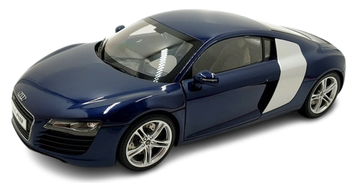 Kyosho 1/18 Scale Diecast 09213BL - Audi R8 - Blue
