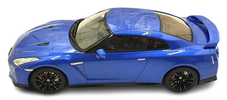 Kyosho 1/18 Scale Diecast KSR18044BL2 - Nissan GT-R Premium edition - Blue
