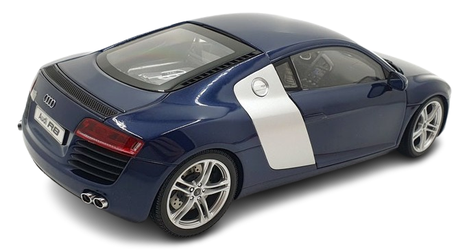 Kyosho 1/18 Scale Diecast 09213BL - Audi R8 - Blue